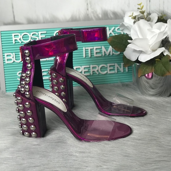 Jeffrey Campbell Shoes - Jeffery Campbell Chateau St Iridescent Heel Size 7